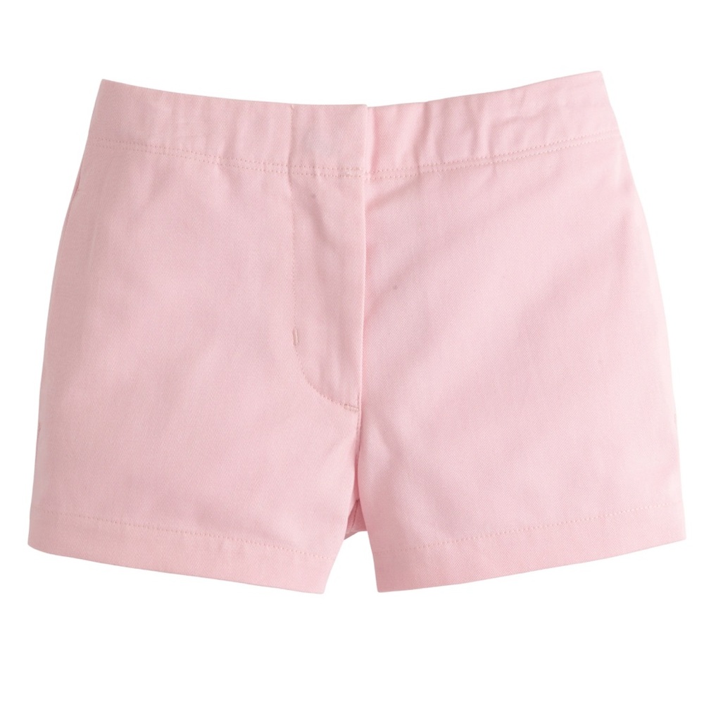 Little English Pink Twill Shorts Size 5 EUC